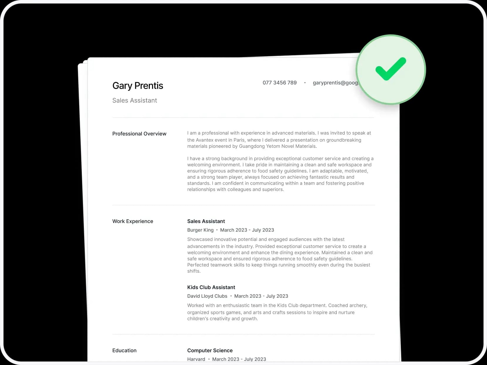 AI Resume Builder